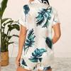 Homewear Pajamas Women's Sets of Short-sleeved Shorts Thin Section Summer