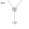 Creative Gift Perseverance Symbol Man Necklace Personality Simple Pendant Necklace Gold Color Silver Color Jewelry Accessories