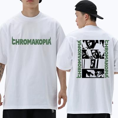 Rapper Tyler the Creator Turné 2025 Grafické Nové tričko Pánské Dámské vintage Hip Hop streetwear Unisex Bílé 100% bavlna oblečení