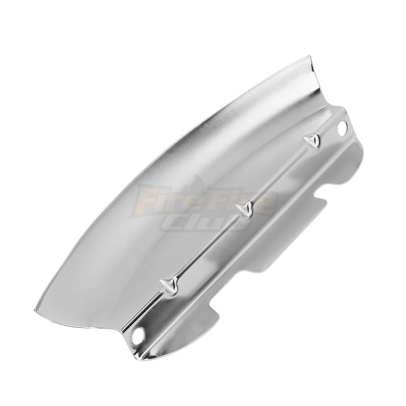 Verchromter Motorrad-Windabweiser für untere Gabelbrücke für Harley Touring Electra Street Glide FLH/T FLHX 2014- Modelle