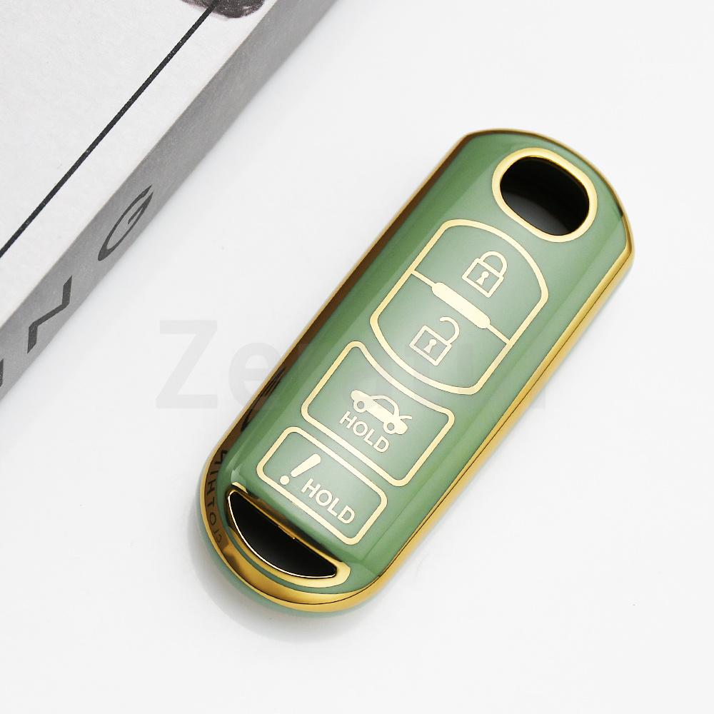 4 Buttons Auto Keyless Shell Fob Holder Soft Tpu Car Key Case For Mazda 2 3 6 Demio Atenza Axela Cx-5 Cx5 Cx-3 Cx7 Cx-9 3 4 Cx30