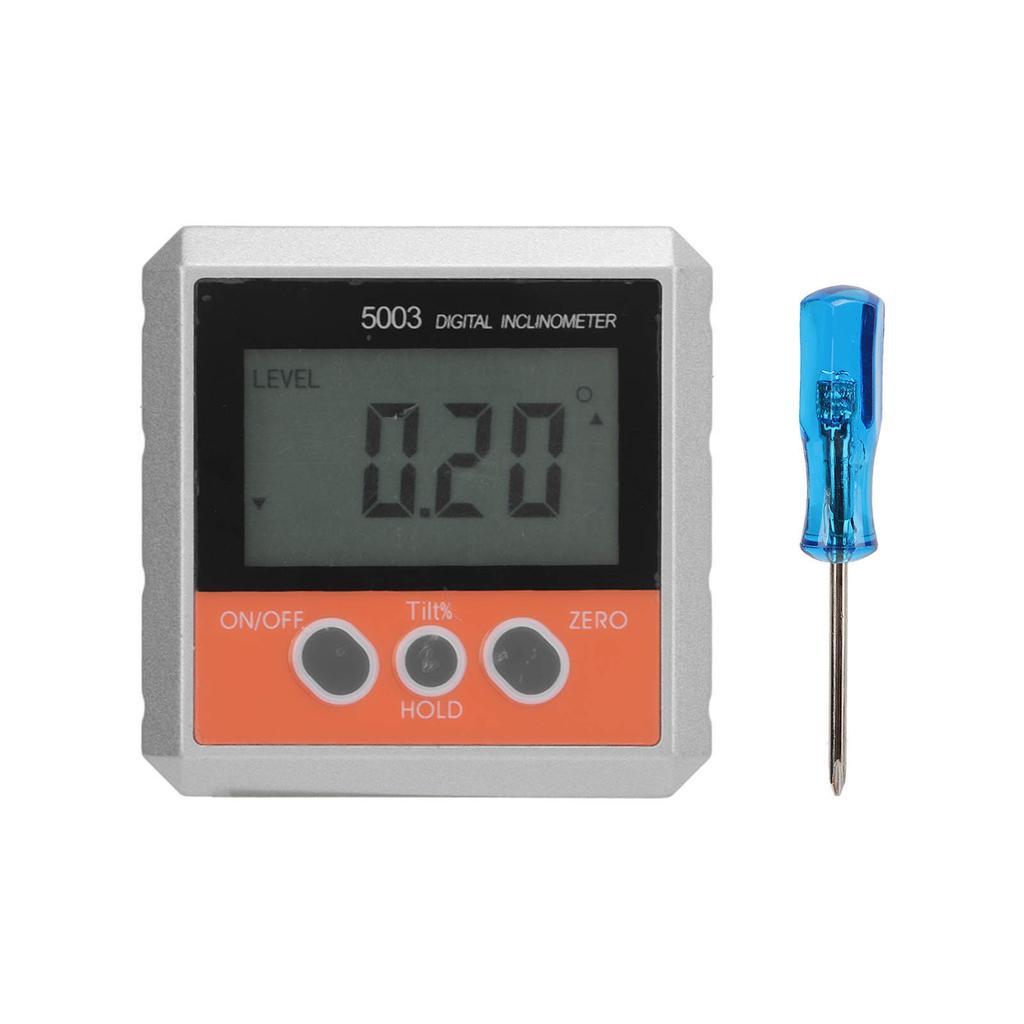 RuoShui 5003 Digital Inclinometer Magnetic 4x90 Degrees Electronic Protractor IP54 Waterproof Angle Level