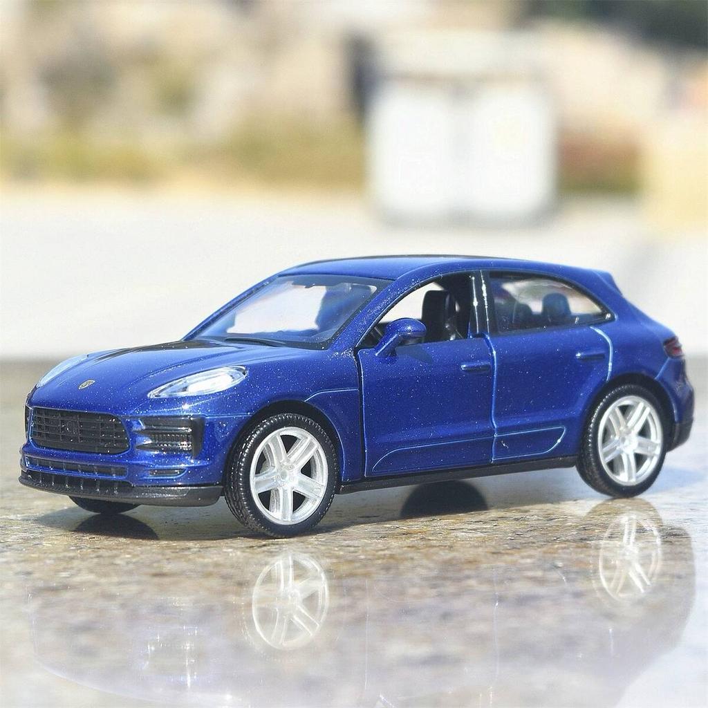 Porsche Macan S 2019 City SUV Simulation Diecast & Toy Vehicles Pull Back Car RMZ City 1:36 Alloy Model Gifts For Children