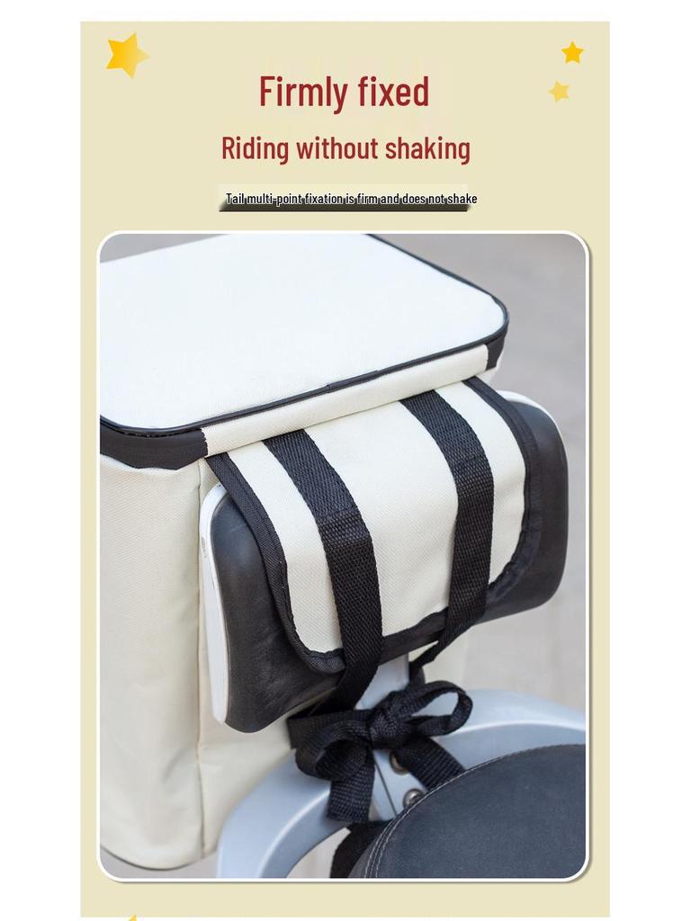 Large-Capacity Front Trunk Helmet Bag for Electric Vehicles