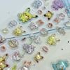 Cartoon Pokemon Pikachu 3D Stickers Cute Diy Mini Kawaii Puffy Stickers Scrapbook Laptop Phone Case Crystal Stickers