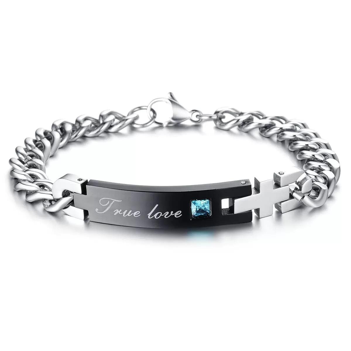 Japanese and Korean fashion ins style niche design simple couple bracelet personality versatile trend male and female students with accessories