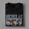Nicholas Alexander Chavez Vintage T Shirt Men Pure Cotton Vintage T-Shirt Round Neck Retro Bootleg Graphic Tees Clothing Gift