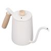 Coffee Pour Over Kettle 600ml Gooseneck Vent Hole Wooden Handle Food Grade Stainless Steel Ergonomic Gooseneck Kettle