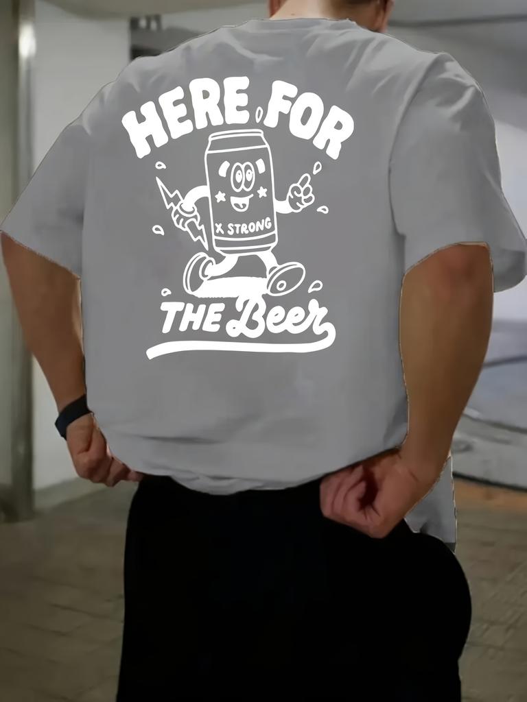 Mens crew neck monogram short sleeve Tshirt