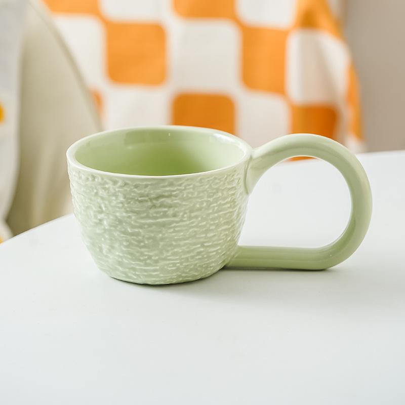 

Художественные и простые скандинавские керамические кружки в стиле инс, креативные, высококлассные и персонализированные бытовые стаканы для воды и кофейные чашки 301-400ml