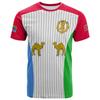New Eritrea Football Jersey T Shirt Men's Sports Tees Eritrean Flag Graphic Oversized Tops Unisex Casual T-shirts Team Uniforms
