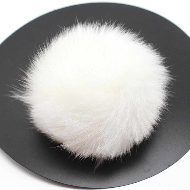 Low Price Fox Hairball 13Cm Real Hairball Pendant Wool Hat Special Fur Big Raccoon Hairball