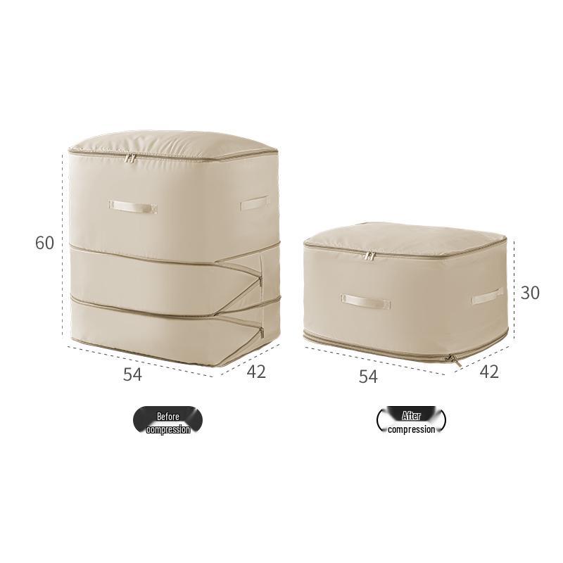 Compressible Storage Bag for Quilts, Jackets, and Bedding