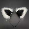 Plush Cat Ear Headband Durable Metal Hairband Versatile Design Hair Hoop Cosplay Props Hair Accessory