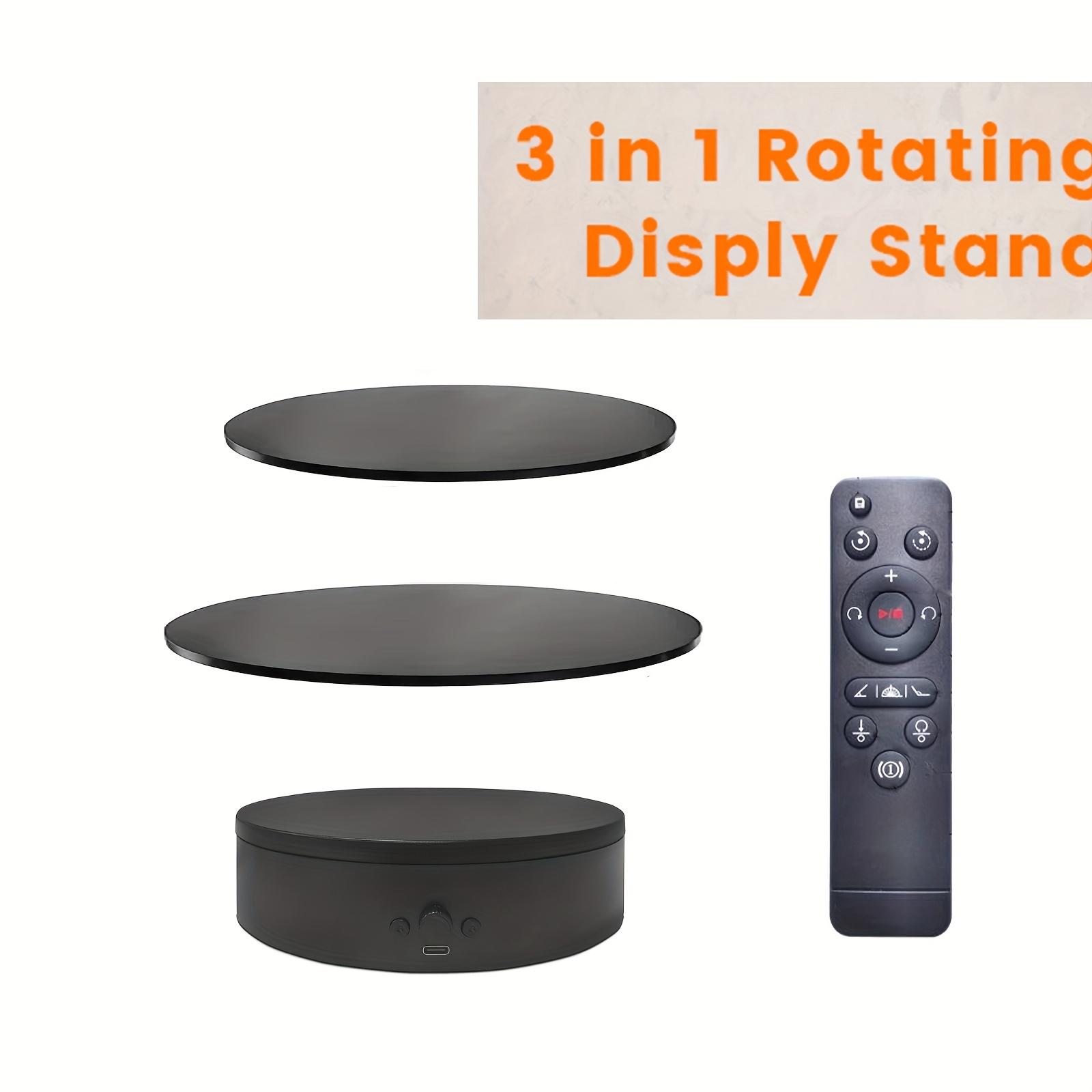 

3-in-1 Rotating Cup Display Stand,Ethylene Oxide Flash Cups,360-degree Rotating Display Stand Suitable for Photography Display Without battery