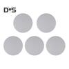 5Pcs Silicone Door Stopper Wall Protector Self-Adhesive Door Knob Wall Guard Shield Anti-collision Round Door Bumper Silencer Pad Buffer Sticker