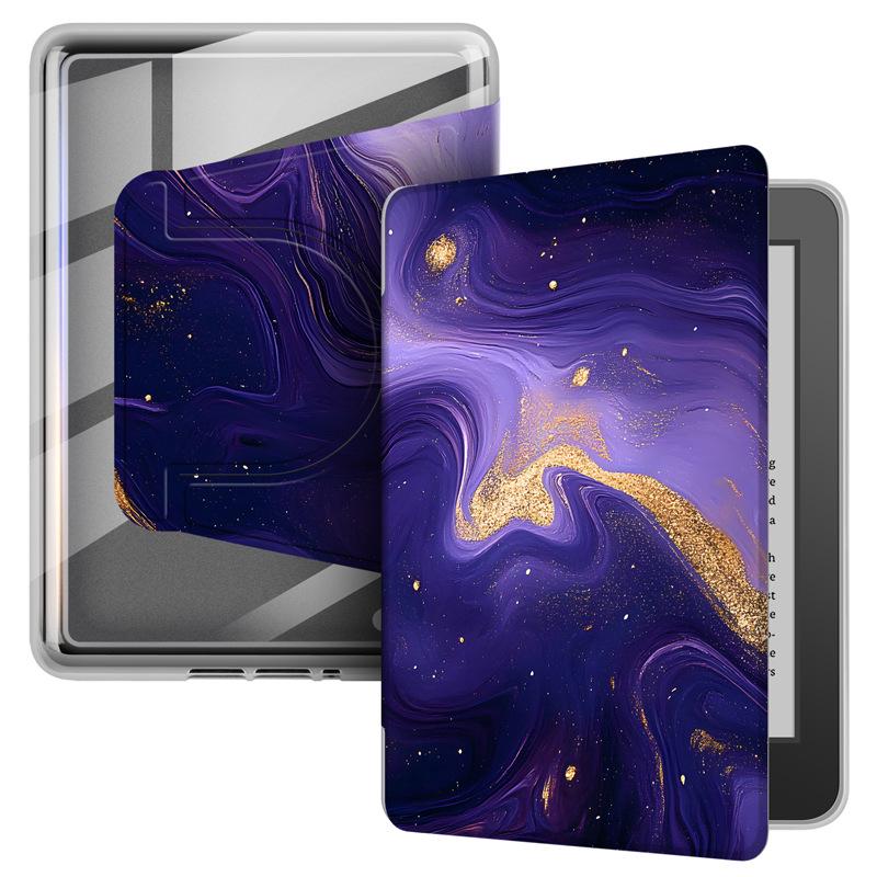 2024 Youth Edition Kindle Paperwhite 6543 Magnetic Detachable Color Painting Case Kindle 2022 Magnetic