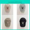 Vintage Cotton Baseball Cap With Embroidered Letter Design For Men And Women Sun Protection