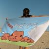 Cartoon Capybara Big Microfiber Beach Towels Quick Dry Towel Sand Beach Towels Pool Towel for Travel Swim Pool Yoga