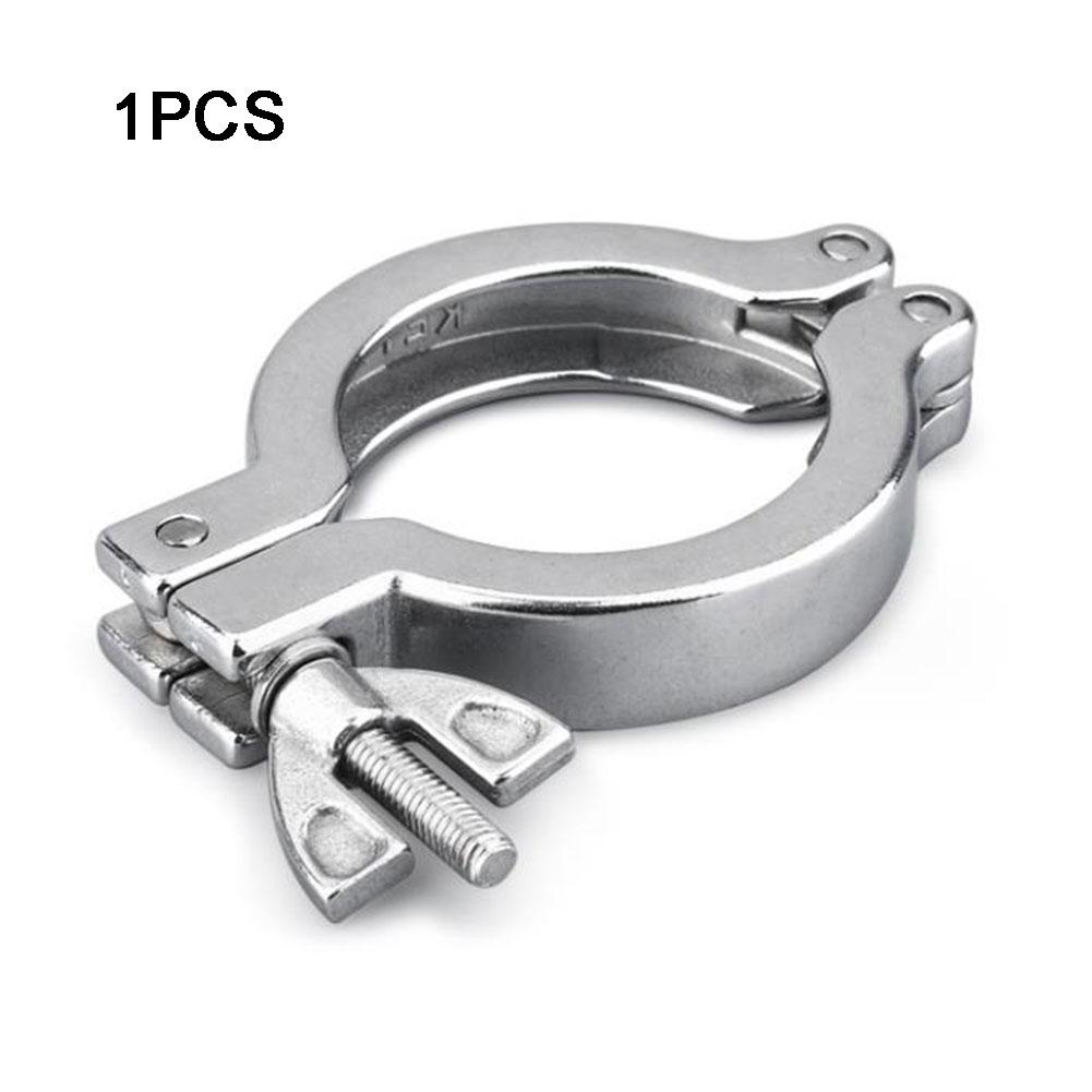 KF16KF50 Vacuum Clamp Aluminum Alloy Clamp with Bracket and Rubber Ring Featuring High Hardness and Resistant 316 Mesh