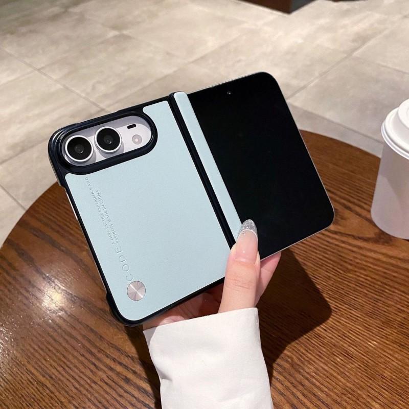 IPhone Duo Flip Case With Full Coverage Protection Vegan Leather Cover Hinge Reinforced Drop Proof Design