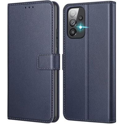 Case - BOOLING - for Samsung A53 5G - Navy Blue - Anti-Scratch - Shockproof - Card Storage