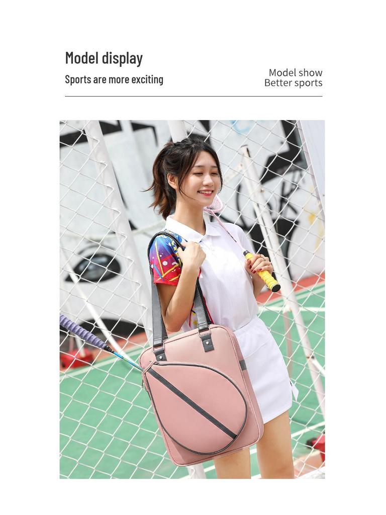 2025 Large Capacity Badminton Bag with Wet/Dry Separation for Sports and Fitness