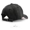 Women's washed plain baseball cap, suitable for outdoor activities, travel, and sun protection