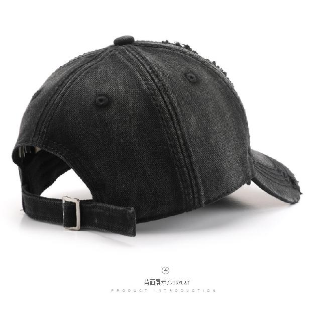 Women's washed plain baseball cap, suitable for outdoor activities, travel, and sun protection