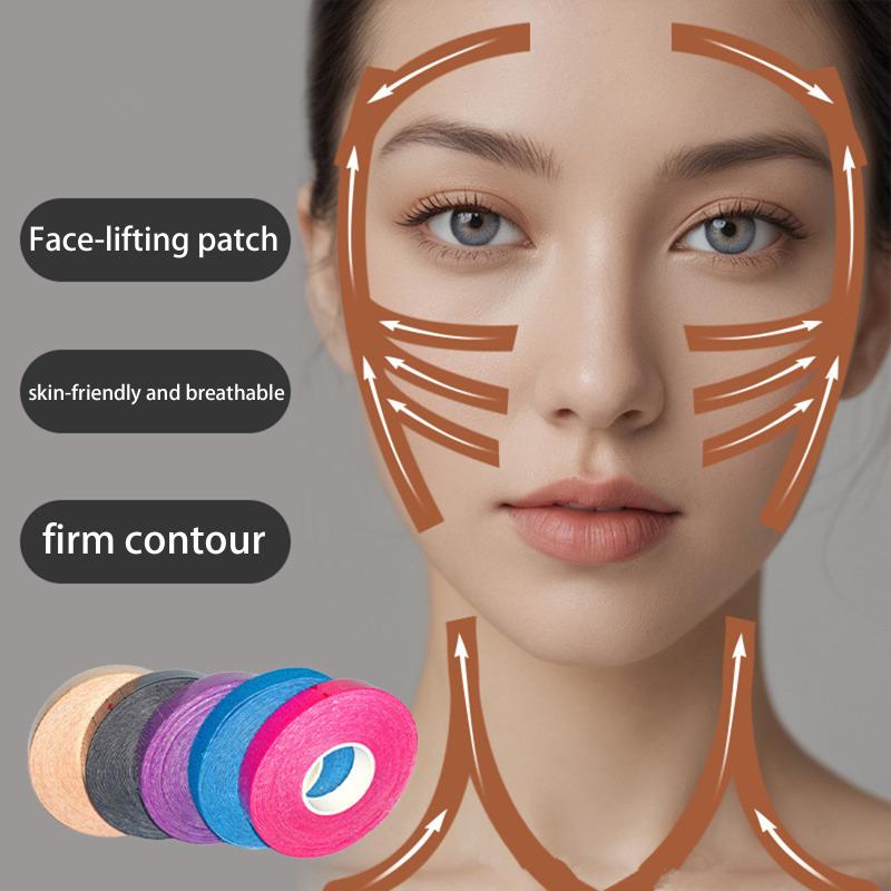 1 Roll Face And Neck Wrinkle Removal Tape Smooth Multipurpose High Elasticity Face Sticker For Forehead Neck Lips Chin Care Tool