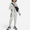 Nike Sportbekleidung Tech Fleece Logo-Print Zip-Up Hoodie Kinder-Hoodies Hellgrau FD3285063