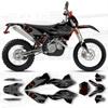 MCHMFG Motorcycle Graphics Background Decal Sticker for KTM SX SXF 2007 2008 2009 2010 EXC XCW 2008-2011 Number Name