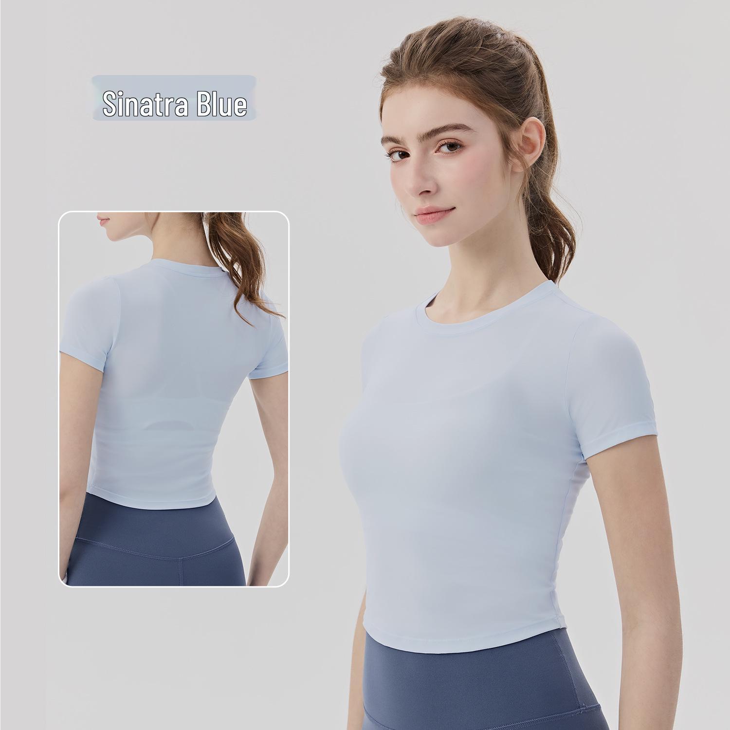 Soft & Chewy Lightweight Women s Yoga T-Shirt - Slimming, Bare-Feel Fitness Top for Pilates, Running, and Sports. Extra Large