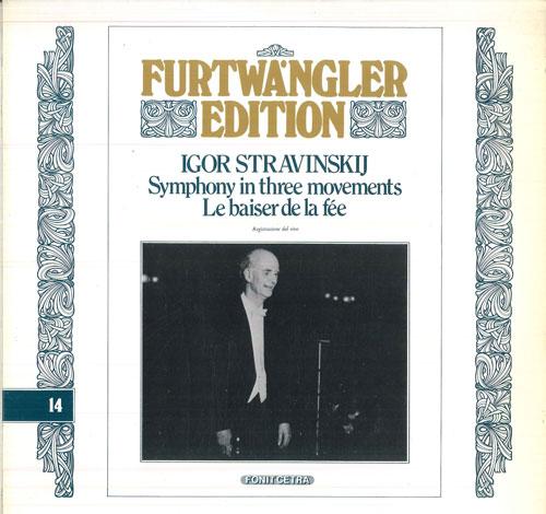 

LP Record WILHELM FURTWANGLER, BERLINER PHILH - Stravinskij Symphony In Three Movem FE14 FONIT CETRA 1981 Italy Classical Used