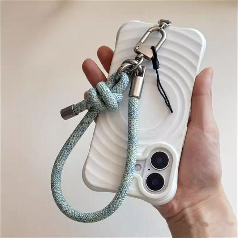 Premium Titanium Mobile Phone Lanyard: Adjustable Anti-theft Wrist Strap & Keychain for Women.