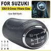 5 6 Speed Manual Gear Shift Konb For Suzuki Ciaz SX4 S-cross 2015- Lever Handle High-Quality Auto Parts Interior Accessories