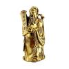 YISHUI God of Fortune God of Fortune Buddha Statue God of Wealth Copper Brass Ornament Bronze Statue Feng Shui Goods HP0151
