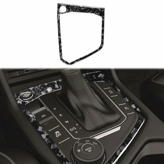 Carbon Fiber Gear Shift Knob Lever Panel Trim for VW Tiguan 2017-