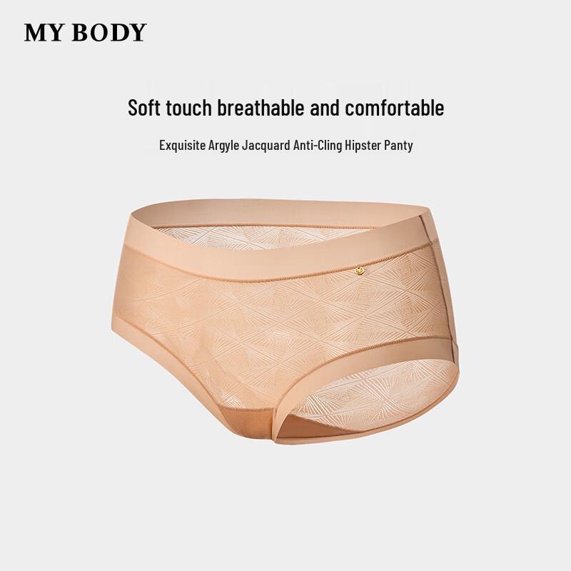 

Жіночі трусики mybody з діамантовим жакардовим візерунком, що захищають від натирання XL
