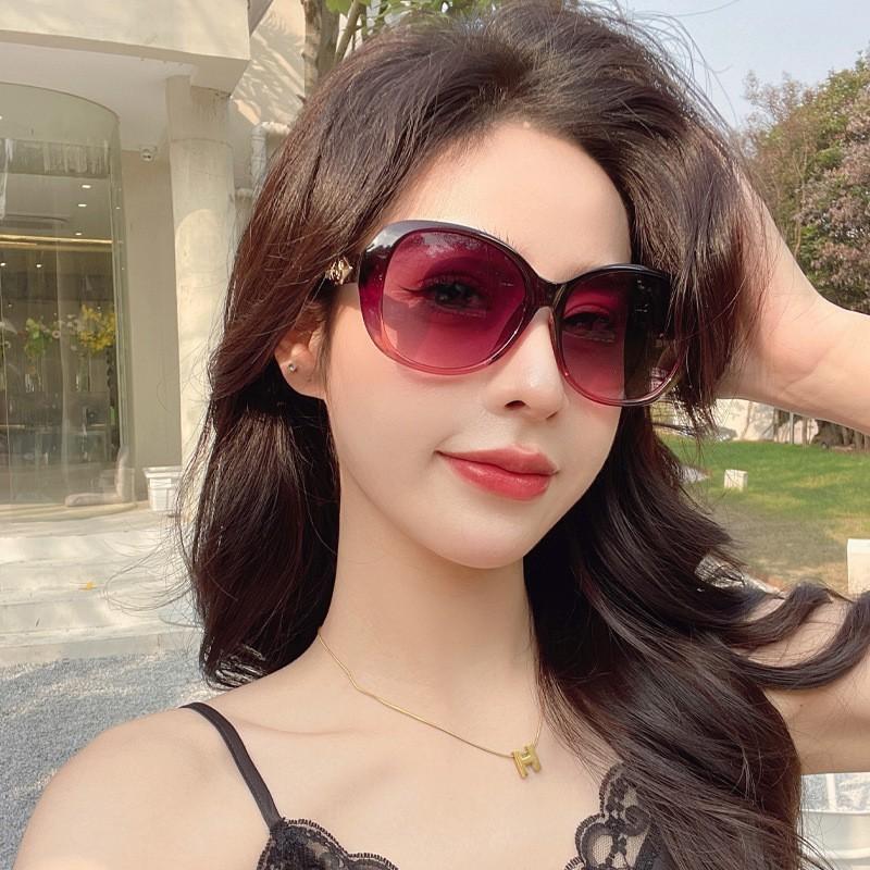 Fashion Fox Head Sunglasses Women'S Sunglasses Ins Large Frame Glasses Classic Driving Street Shot