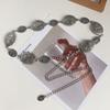 Silver Belt Waist Chain Carving Metal Body Chain Summer   Beach Accessories
