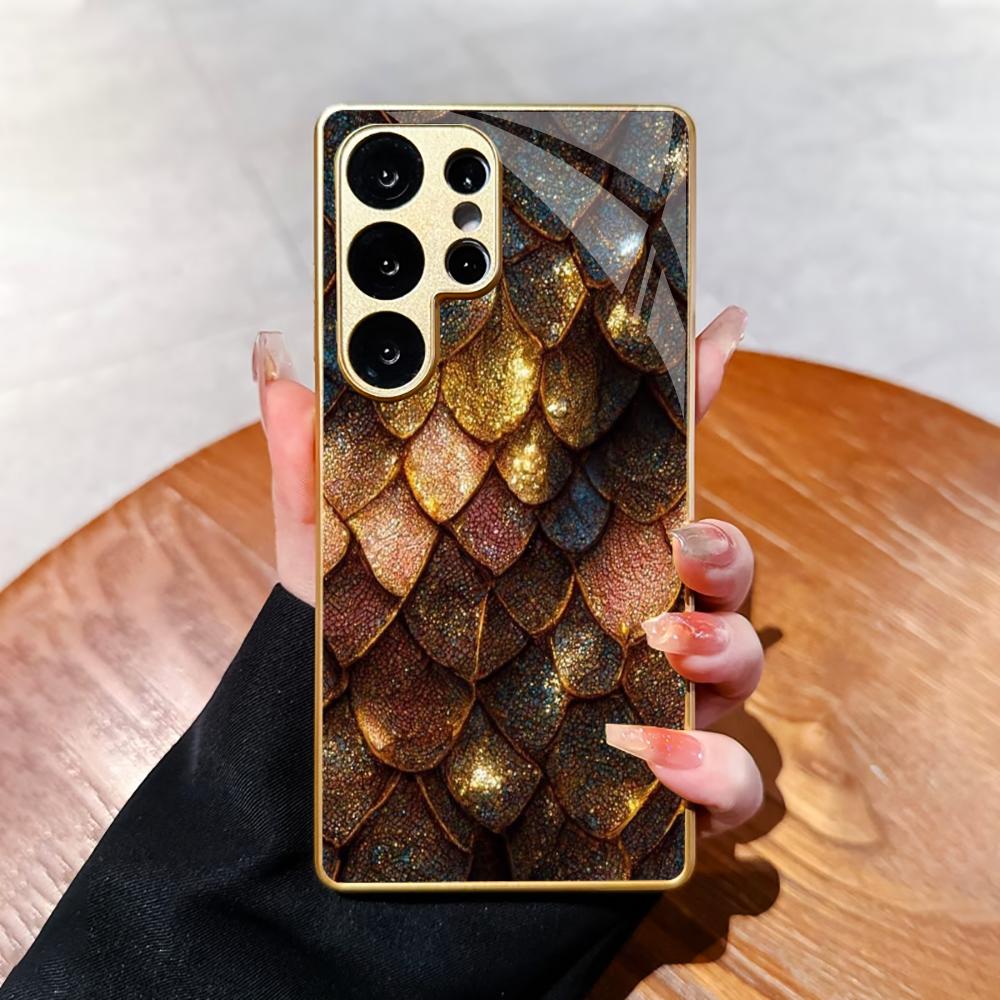 New Bestseller model Luxurious PhoneCase Electroplated Glass PhoneCase for Samsung Galaxy S26 S25 S24 S23 S22 S21 FE,Ultra,Plus