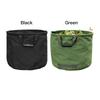 Canvas Leaf Storage Bag Reinforced Garden Leaf Compost Bag Reusable Heavy Duty for Garden Outdoor Use Black