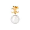 CELINE Les Perles CELINE Earrings In Brass With Gold Finish And Glass Pearls Women's 460TZ6BPE01GI