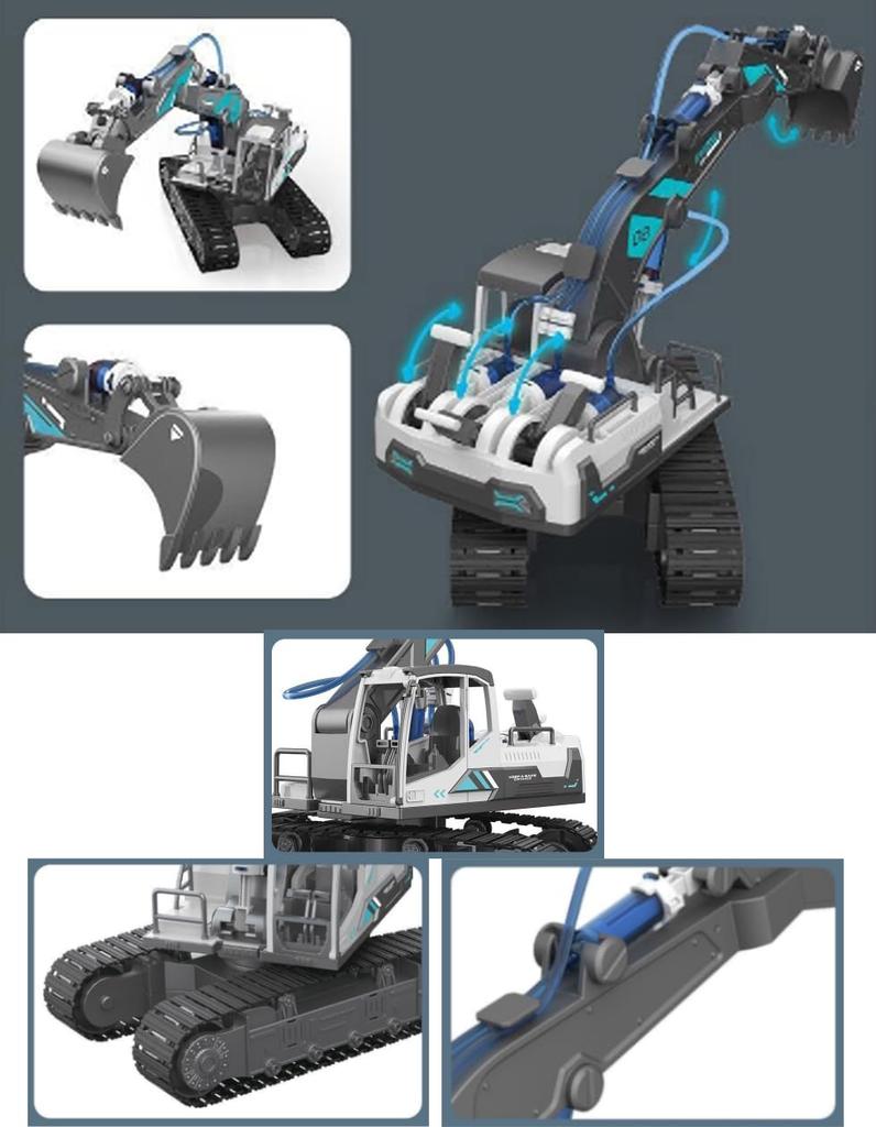 Little Swallow Plastic Model Heavy Machinery Construction Machinery Model Collection Miniature Toy Control Kit for Adults Easy Movement Construction