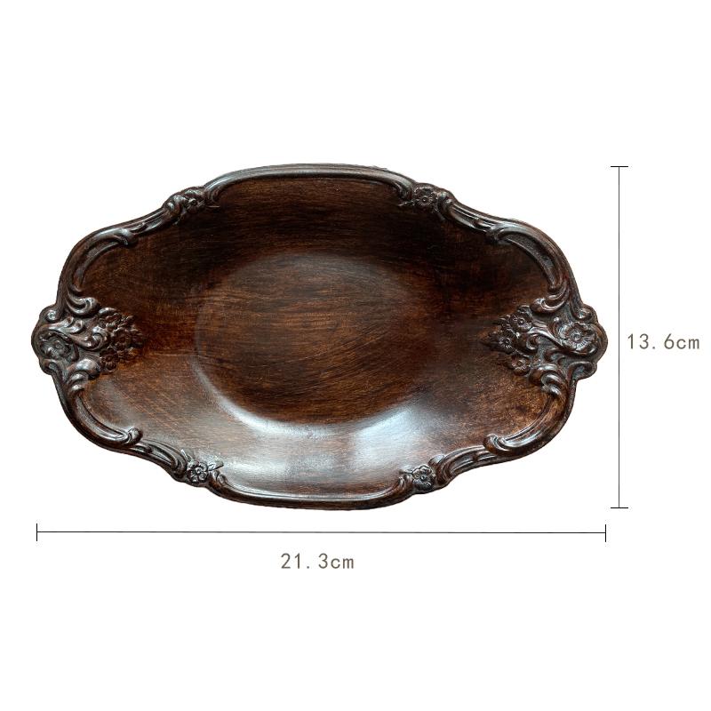 Поднос из смолы в стиле середины века, Тарелка для хранения украшений, Ретро декор, Фруктовница, Дом, Новый стиль, Чайный поднос, Поднос для хранения