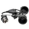 35cm EU Waterproof German Type Dual Power Extension Cord