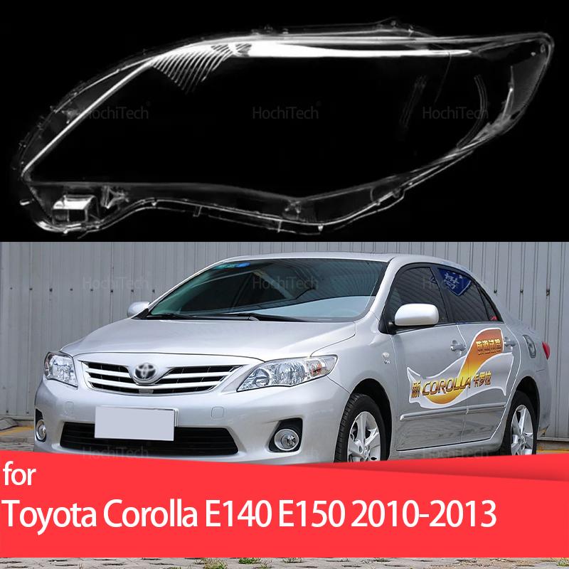 Für Toyota Corolla E140 E150 Breitbau Version 2010 2011 2012 2013 Hitzebeständiger Transparenter Frontscheinwerferabdeckung Schutz