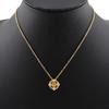 Dior CD Necklace Plated Gold 4.8g Women Used