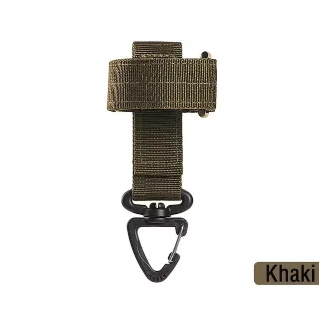 Nylon Gloves Hook Outdoor Camping Tactical Climbing Rope Holder Multi-purpose Anti-lost Hanging Buck Strap Safety Clip Belt